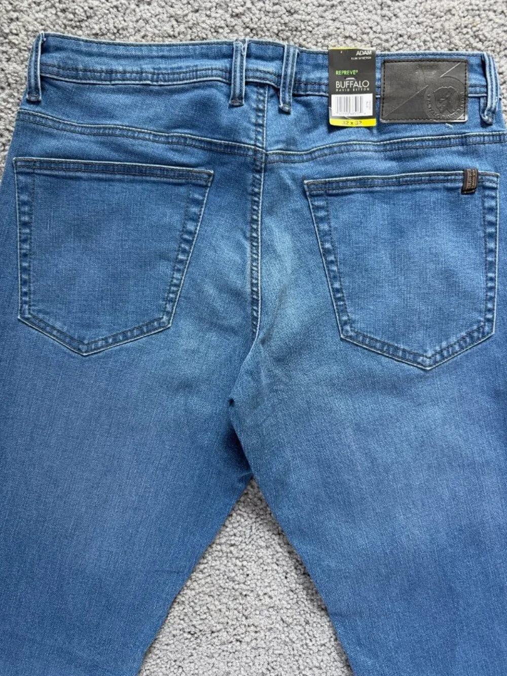 Buffalo David Bitton Adam Slim Stretch Jeans - Men's Sz. 32x32 - Med. Wash - NWT